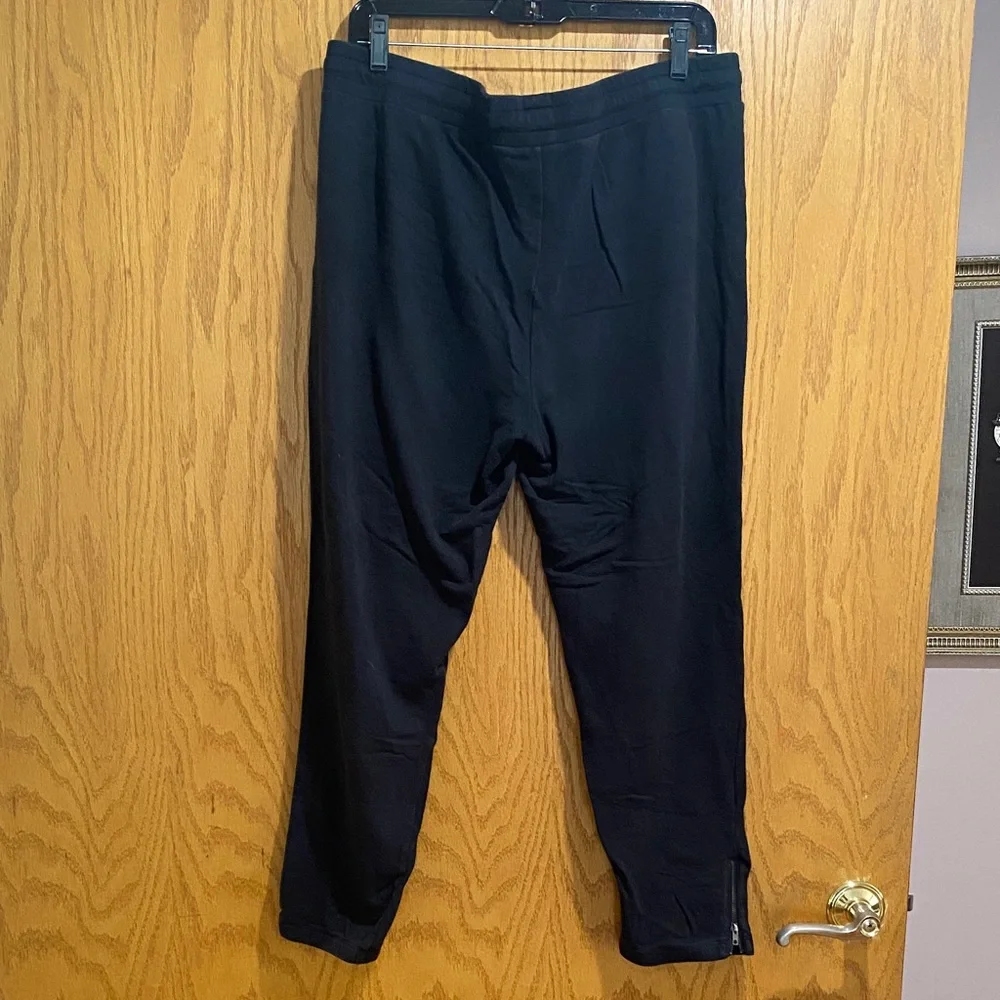 Pam and Gela Black Drawstring Sweatpants - Picture 6 of 6